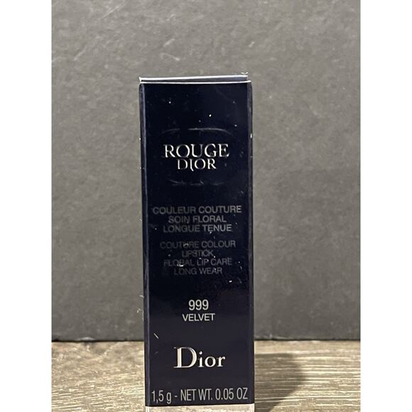 Dior Other - Dior Rouge Couture Colour Lipstick 999 Velvet 0.05 oz Travel Size